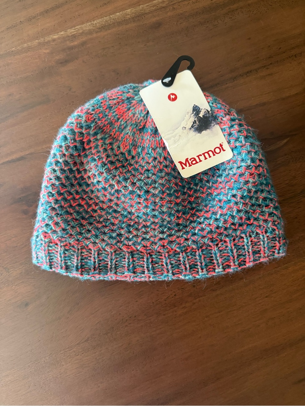 Marmot Women’s Kelly Hat Beanie Sanded Sea NWT Fleece Lined One Size